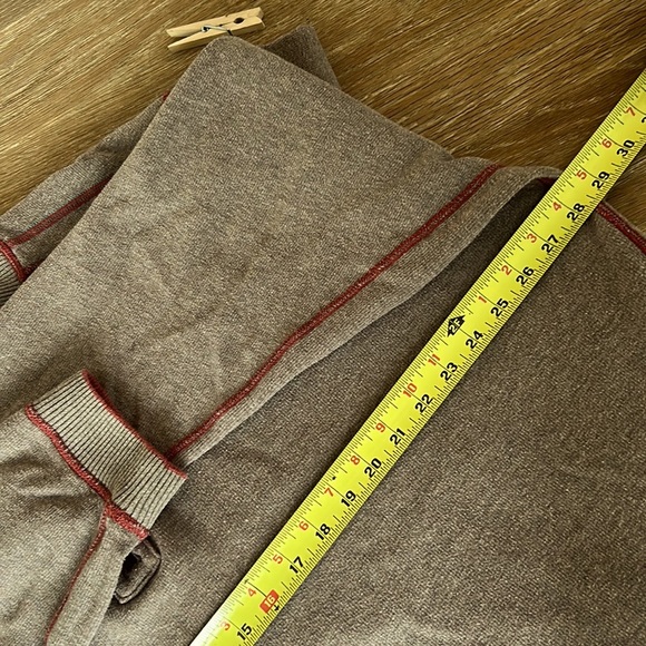 🌴Mens Tommy Bahama Reversible Quarter Zip Pullover Red Grey Beach - Picture 6 of 7